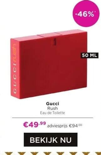 superwinkel gucci rush|gucci parfum aanbieding.